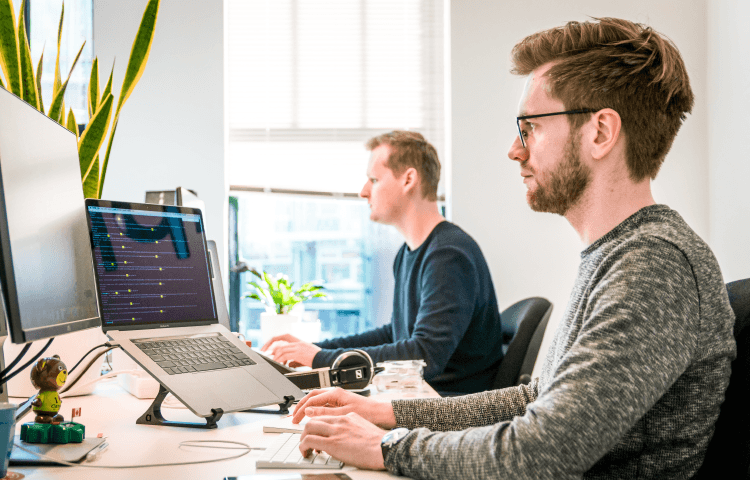 tech teams working blog header