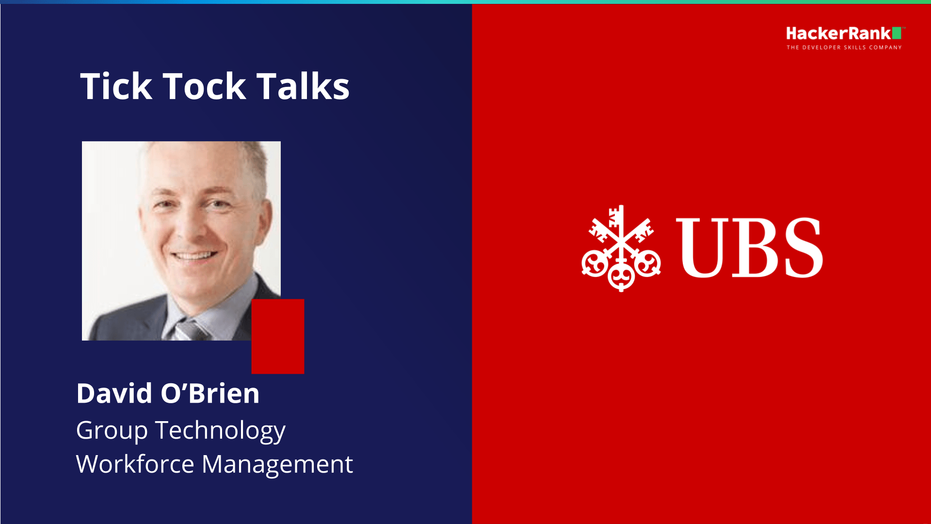 UBS Tick Tock Talk